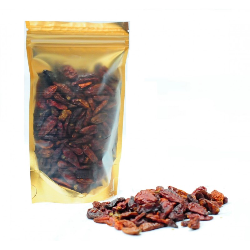 Satvik Bird Eye Chilli Dried (whole) 50g Pungency 125000 SHU 2nd ...